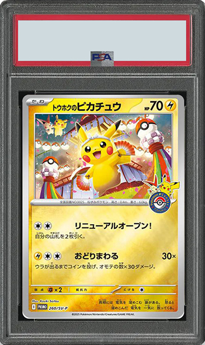 トウホクのピカチュウ